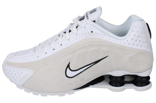 Nike Shox R4 Women's Shoes (Summit White/Light Orewood Brown/Black) Size 6