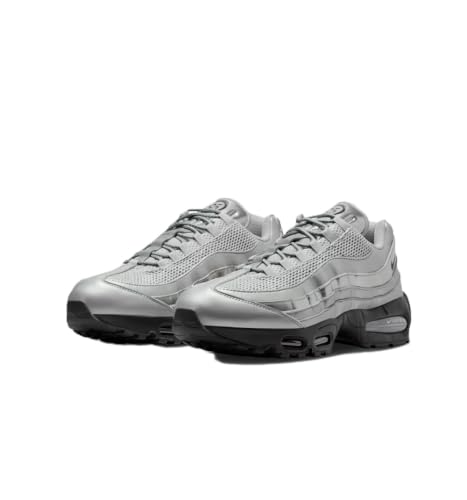 Nike Air Max 95 Big Bubble Mens Running Shoes (Metallic Silver/Black/Black) Size 7.5