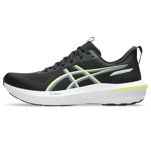 ASICS Men's GT-1000 14 Running Shoes, 10.5, Black/Citron