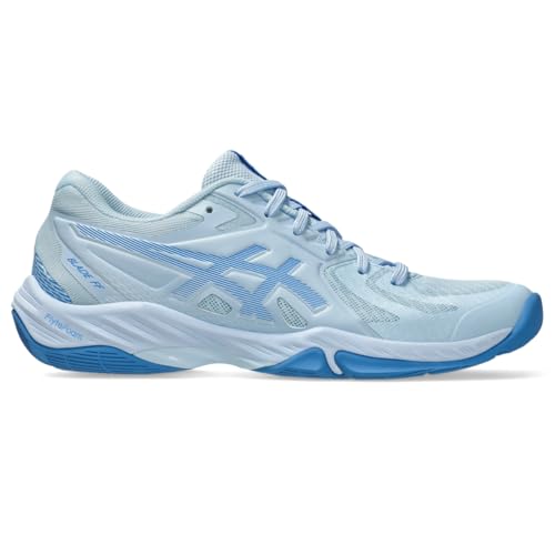 ASICS Women's Blade FlyteFoam Volleyball Shoes, 8.5, Light Blue/Blue Coast