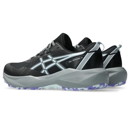 ASICS Women's Gel-Venture 11 Running Shoes, 9.5, Black/Cool Grey