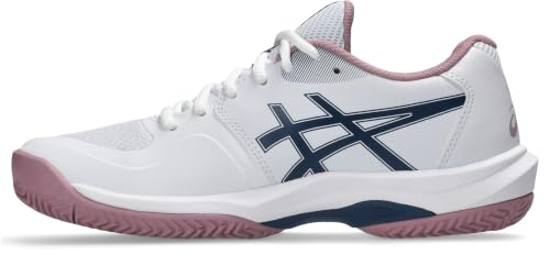ASICS Women's Game Ff Clay Trainers, White Independence Blue, 9 US
