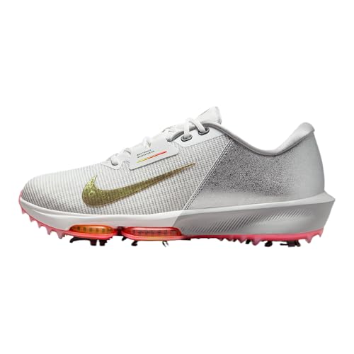 Nike Infinity Tour 2 Golf Shoes (Summit White/Metallic Silver/Iron Grey/Black) Size 11
