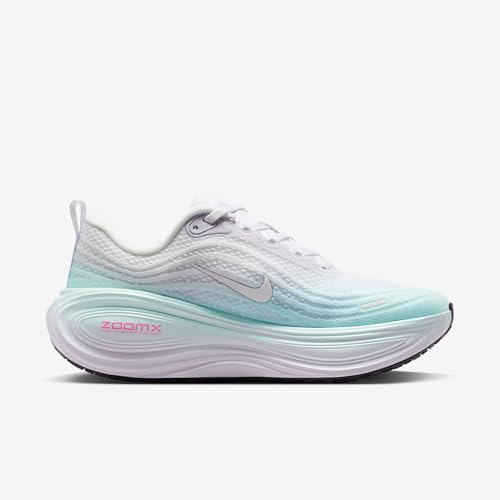 Nike Vomero Plus Women's Road Running Shoes (White/Multi-Color/Glacier Blue/Dark Raisin) Size 7.5