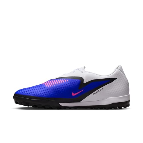 Nike Phantom 6 Low Academy Turf Soccer Shoes (Racer Blue/White/Pink Blast) Size 10