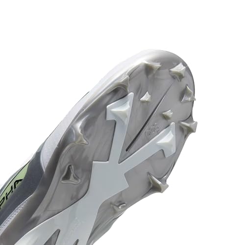 Nike Alpha Menace 4 Pro Football Cleats White/Metallic Silver/Photon Dust/Black FD7037-100 Size 11.5 US Men's