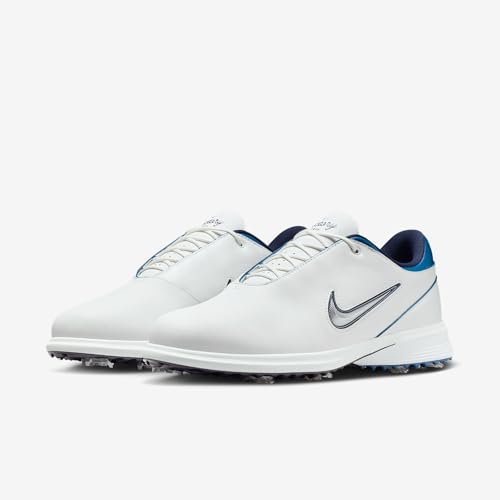 Nike Victory Tour 4 Golf Shoes (Summit White/Court Blue/Metallic Silver) Size 11.5