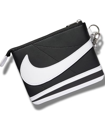 Nike Cortez Wristlet – Streetwear Icon Crafted for Motion, Style, and Everyday Essentials (Black | White, One Size)
