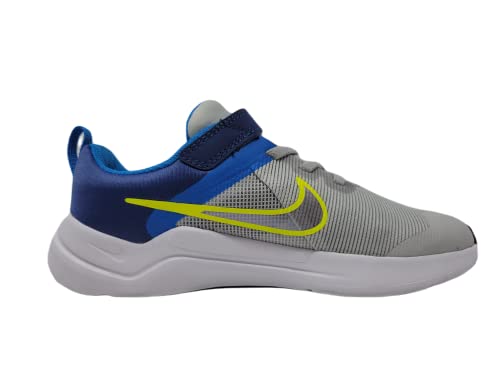 Nike Kid's Downshifter 12 NN Running Shoes Unisex Preschool (PSV), Grey Fog/Grey Fog-Flat Pewter, 10.5 M US