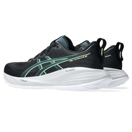 ASICS Men's Gel-Cumulus 27 Running Shoes, 11.5, Black/Lucid Yellow