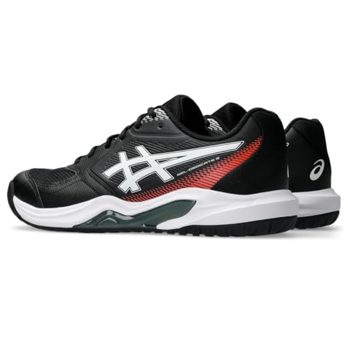 ASICS Men's Gel-Dedicate 9 Tennis Shoes, 10.5, Black/White