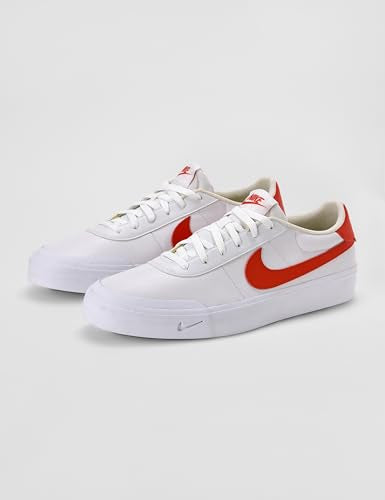 Nike Men's Court Shot Shoes, White/Picante Red, 9