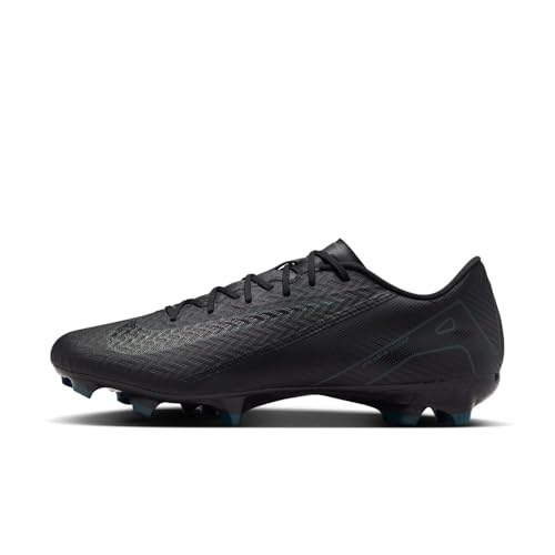 Nike Men Zoom Vapor 16 Academy Fg/Mg Sneaker, Black Black Deep Jungle, 9.5 US