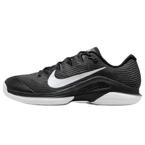 Nike Vapor 12 Women's Hard Court Tennis Shoes (Black/Dark Smoke Grey/White, US Footwear Size System, Adult, Women, Numeric, Medium, 9)