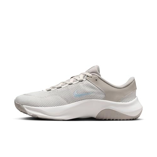 Nike Womens Legend Essential Nn Workout Shoes, LT IRON ORE/LT ARMORY BLUE-IRON GREY, 9.5 US