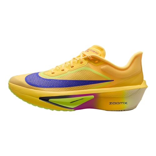 Nike Zoom Fly 6 Men's Road Racing Shoes (Citron Pulse/Volt Ice/Hyper Violet/Indigo Burst) Size 10.5