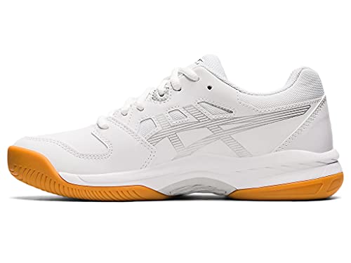 ASICS Women's Gel-RENMA Indoor Shoe, 12, White/Pure Silver