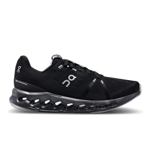 On Womens, Cloudsurfer All Black, 10 Medium