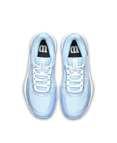 WILSON Intrigue Tour Padel Women's Padel Shoe - Airy Blue/White/Airy Blue, Size 9.5