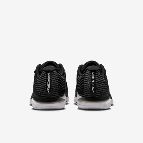 Nike Vapor 12 Women's Hard Court Tennis Shoes (FV5554-001, Black/Dark Smoke Grey/White) Size 5.5