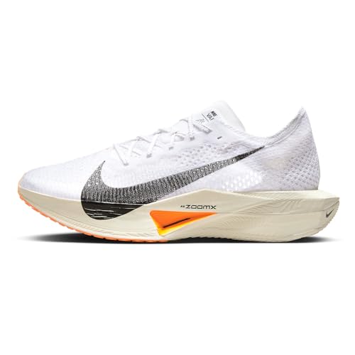 Nike Women's ZoomX VaporFly 3 Road Racing Shoes (10 US, White/Black/Phantom)