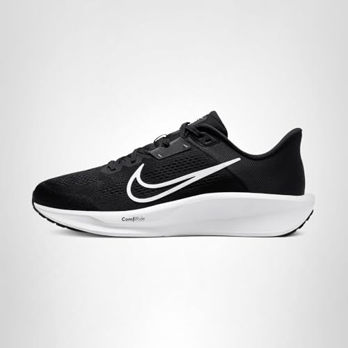 Nike Men's Quest 6 Road Running Shoes, Black/White-Iron Grey, 11