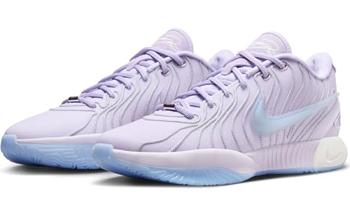 Nike Lebron XXI Basketball Shoes (HF5353-500, Barely Grape/Lilac Bloom/Summit White/Light Armory Blue) Size 10