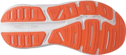 Brooks Men's Ghost Max Sneaker, Red Orange Black Surf The Web, 10.5