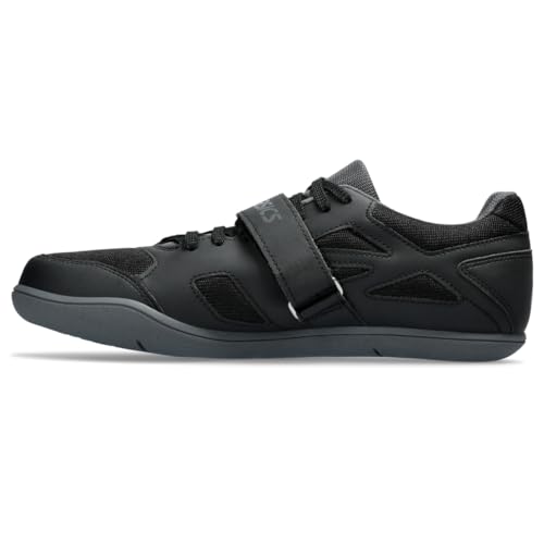 ASICS Men's Hyper Throw 3 Track & Field Shoes, 10, Black/Gunmetal