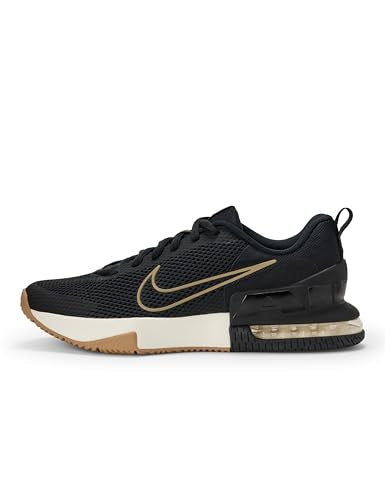 Nike Men's Air Max Alpha Trainer 6 Workout Shoes, Black/Parachute Beige-Sail, 14
