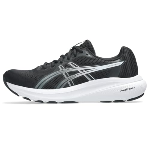 ASICS Women's Gel-Contend 10 Running Shoes, 7, Black/White