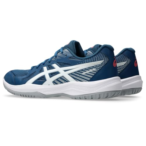 ASICS Men's Upcourt 6 Volleyball Shoes, 11.5, MAKO Blue/White