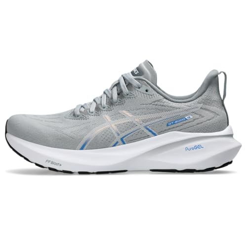 ASICS Women's GT-2000 13 Running Shoes, 11, Piedmont Grey/White