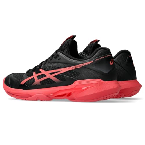 ASICS Women's Solution Speed FF 4 Tennis Shoes, 9.5, Black/Sienna