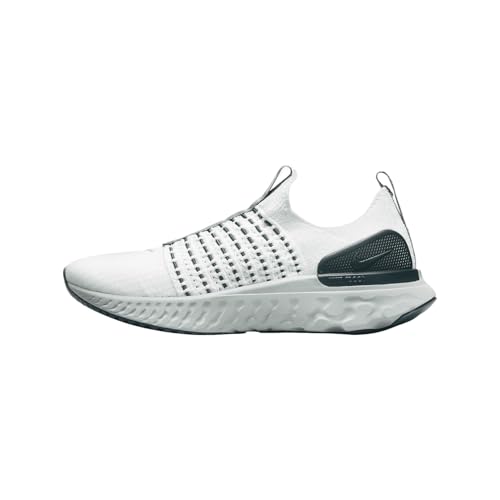 Nike React Phantom Run Flyknit 2 Women's Road Running Shoes (DO6698-001, Platinum Tint/Dark Teal Green/Jade Smoke/Light Silver) Size 12