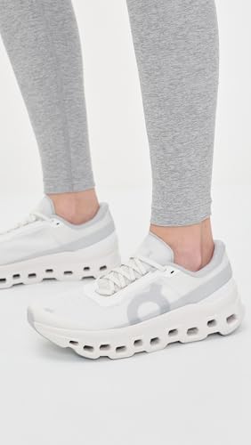 On Women's Cloudmonster 1 Sneakers, White | White, 7.5 Medium US