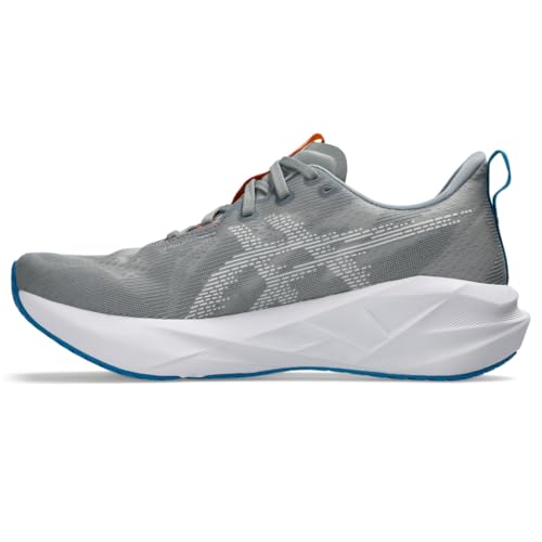 ASICS Men's NOVABLAST 5 Running Shoes, 11, Gravel/White