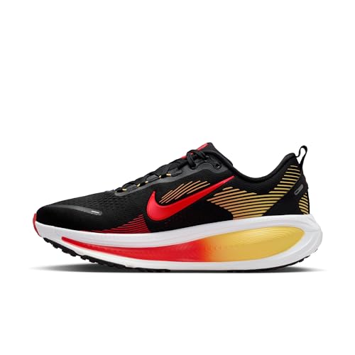 Nike Mens Vomero 18 Black/Bright Crimson/Light Crimson 8 Medium