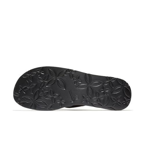 Nike Women's Flip-Flop, Black/White, 6 us