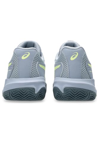 ASICS Boys' Gel-Resolution X GS Clay Trainers, Grey Blue Pistachio, 4