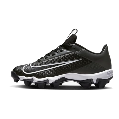 Nike Boy's Vapor Edge Shark 2 Football Cleats Black | White Size 5 Medium