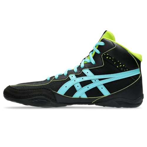 ASICS Men's Matflex 8 Wrestling Shoes, 9.5, Black/ICE Mint