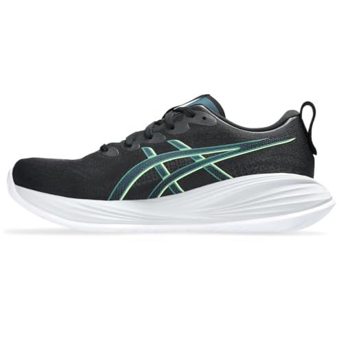 ASICS Men's Gel-Cumulus 27 Running Shoes, 12, Black/Lucid Yellow