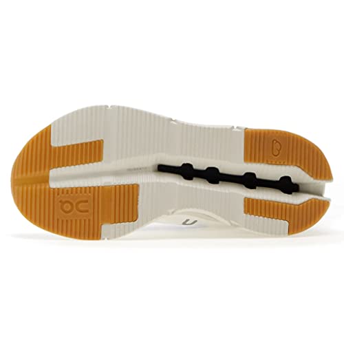 On Womens Cloudnova Form Textile Synthetic White Rust Trainers 9 US