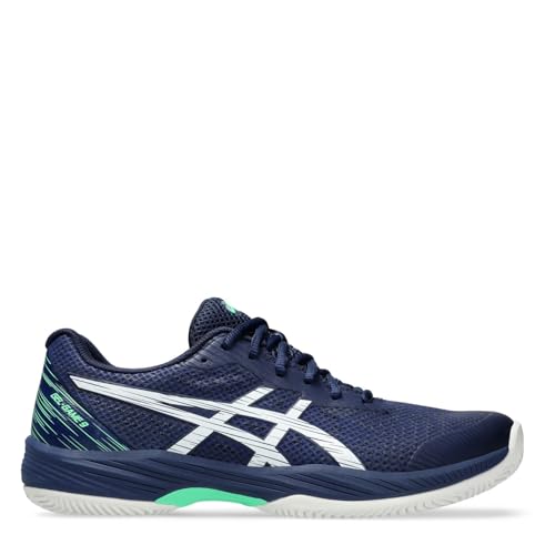 ASICS Men's Gel-Game 9 Clay/OcSneaker, Blue Expanse White, 7 US