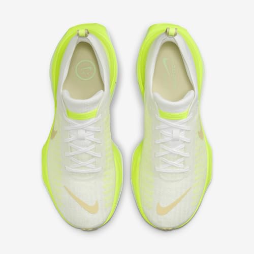 Nike Invincible 3 Men's Road Running Shoes (DR2615-104, White/Volt/Sail/Team Gold) Size 7