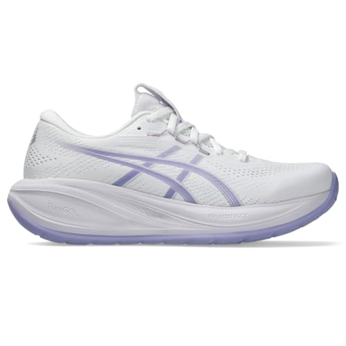 ASICS Women's Gel-Cumulus 28 Running Shoes, 7.5, White/Bluebell