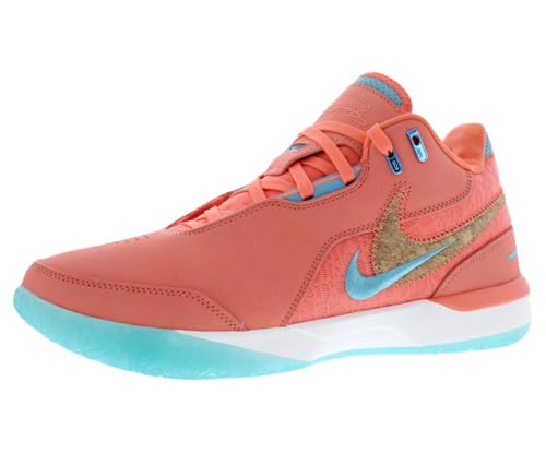 Lebron NXXT Gen AMPD Basketball Shoes (FJ1566-401, Mineral Blue/Sail/Light Wild Mango) Size 9.5