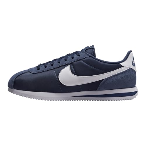 Nike Men's Cortez Sneakers, Midnight Navy/White, 11 Medium US