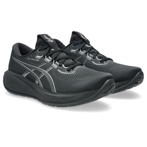 ASICS Men's Gel-Cumulus 28 Running Shoes, 8, Black/Carrier Grey
